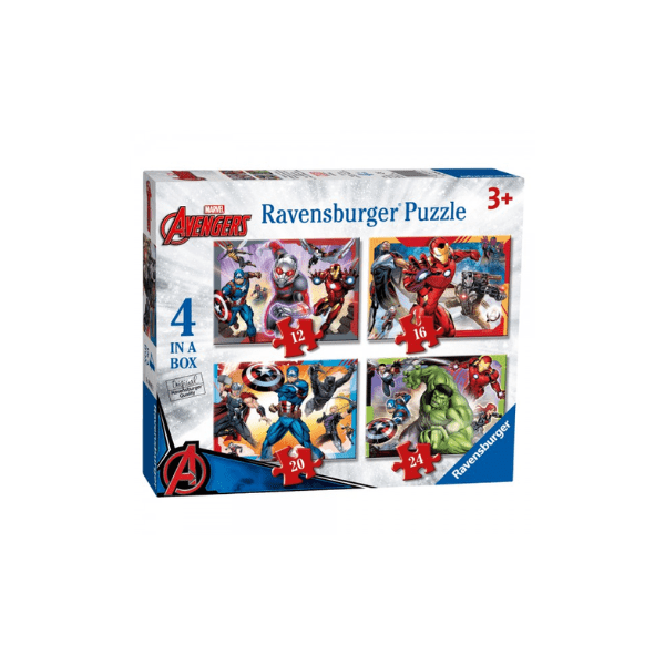 Ravensburger Avengers Assemble 4 puzzles in a box (12, 16, 20, 24 piece)