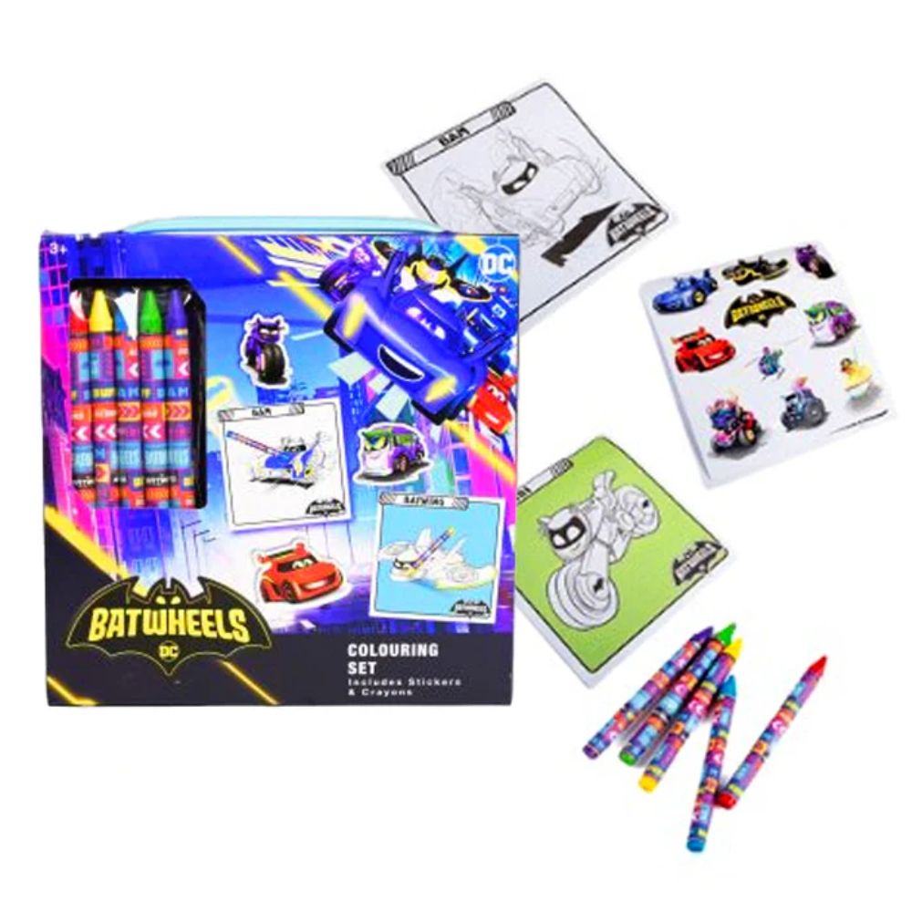 Batwheels On the Go Colouring Set