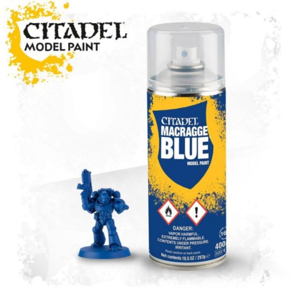 Citadel Colour 400ml Spray Macragge Blue Acrylic Paint