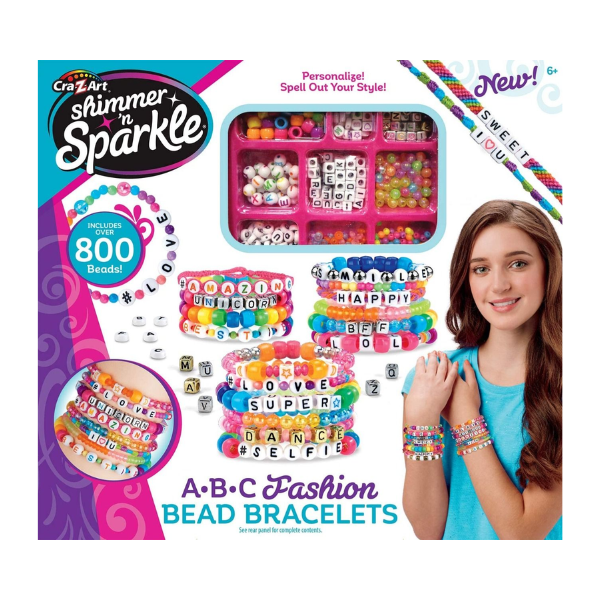 Cra-Z-Art Shimmer'n Sparkle Bead Bracelet Making Kit