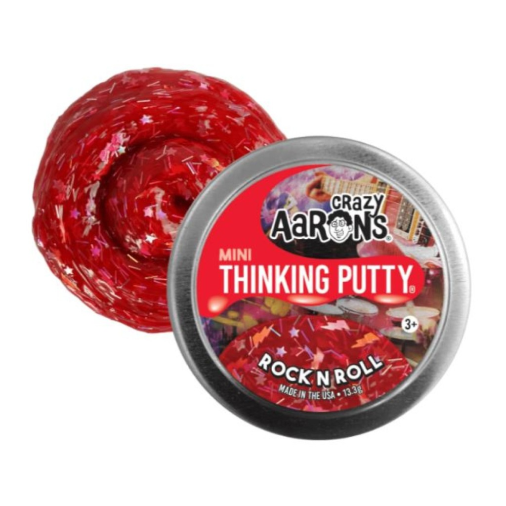 Crazy Aaron's Thinking Putty Mini Tin Rock N Roll