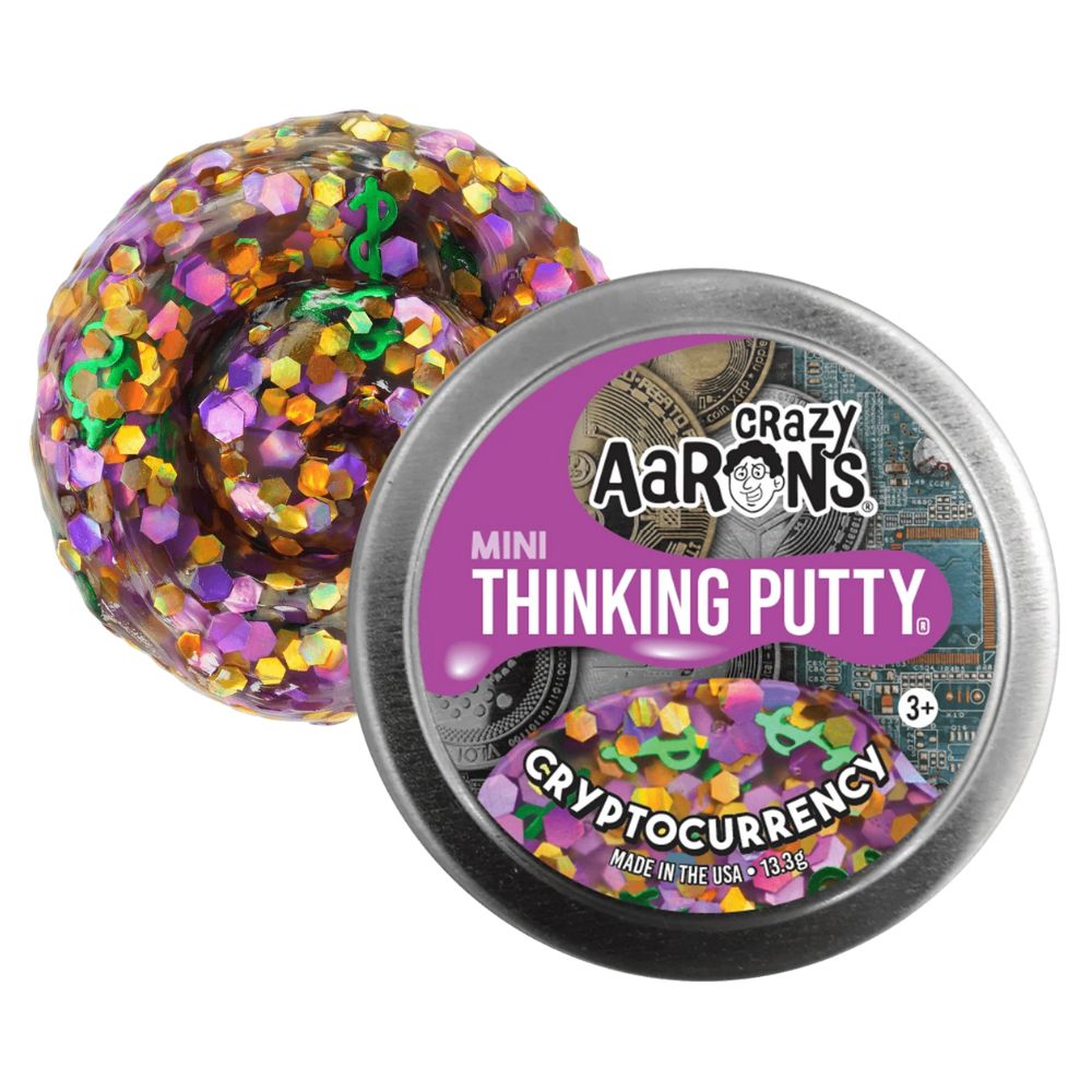 Crazy Aaron’s Thinking Putty Mini Tin Cryptocurrency