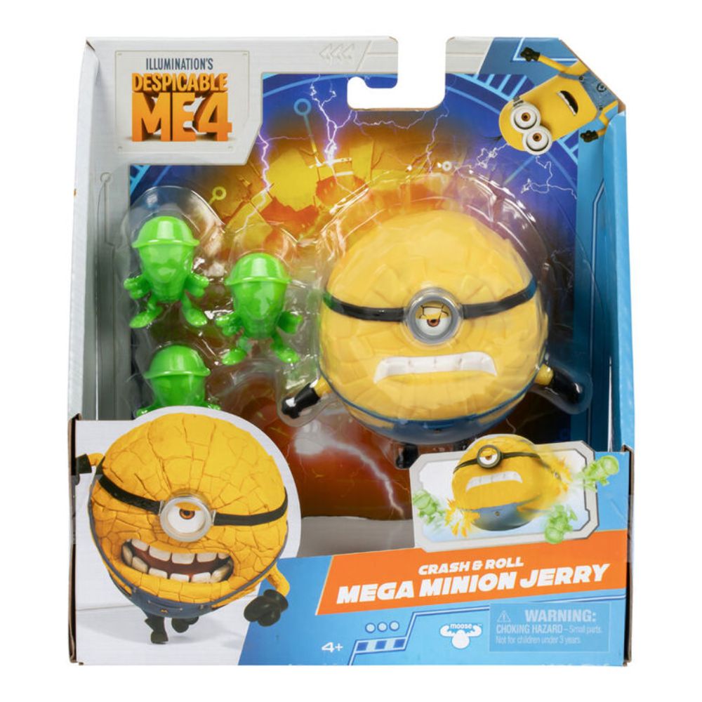 Despicable Me 4 Mega Minion 4 Inch Action Fig Jerry