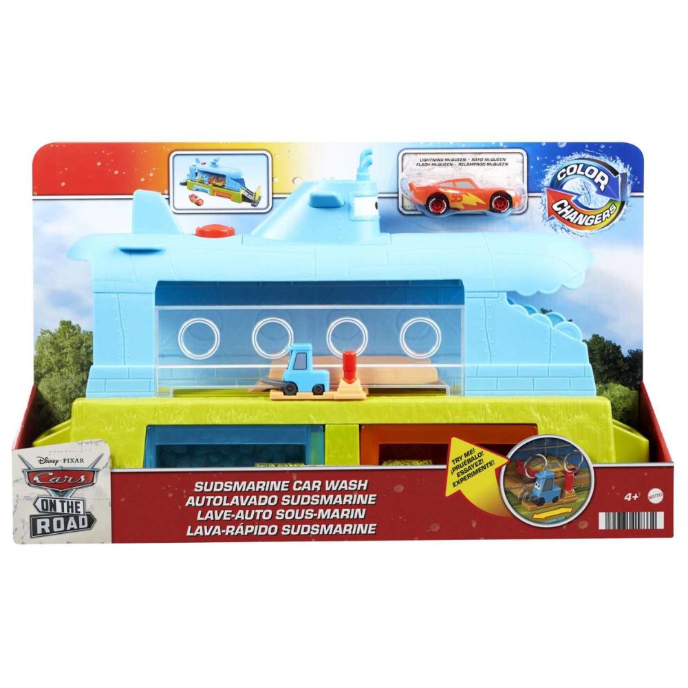 Disney and Pixar Cars Color Changers Whale Car Wash Playset