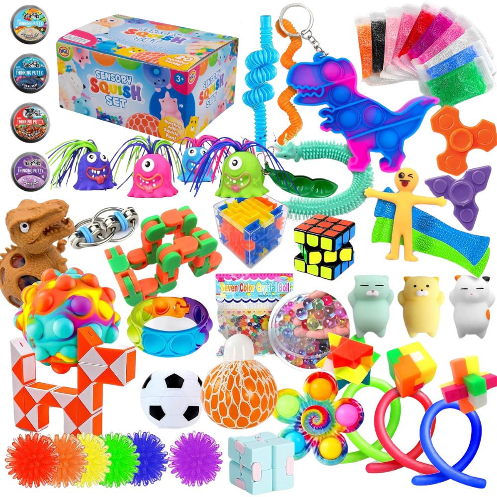 Fidget Sensory Superfan Mystery Bargain Bundle Box