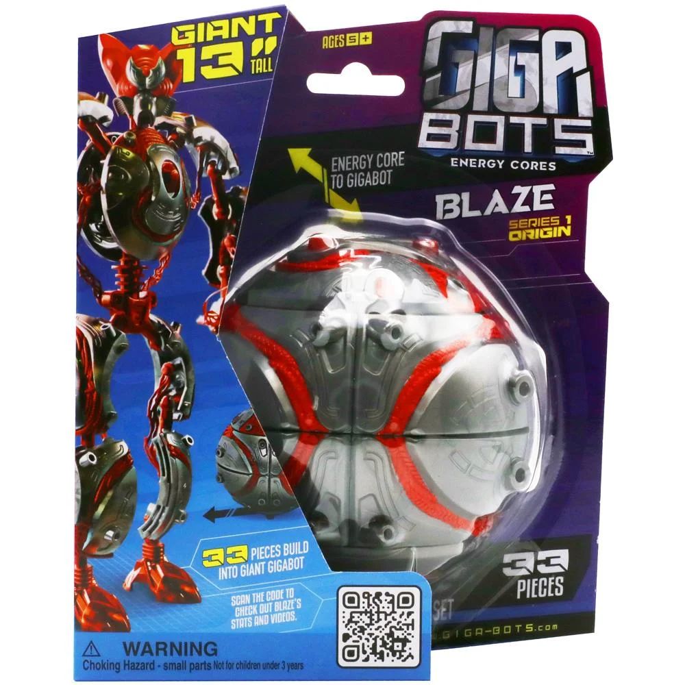 GIGABOTS Energy Core BLAZE Series 1 Buildable Poseable Figure