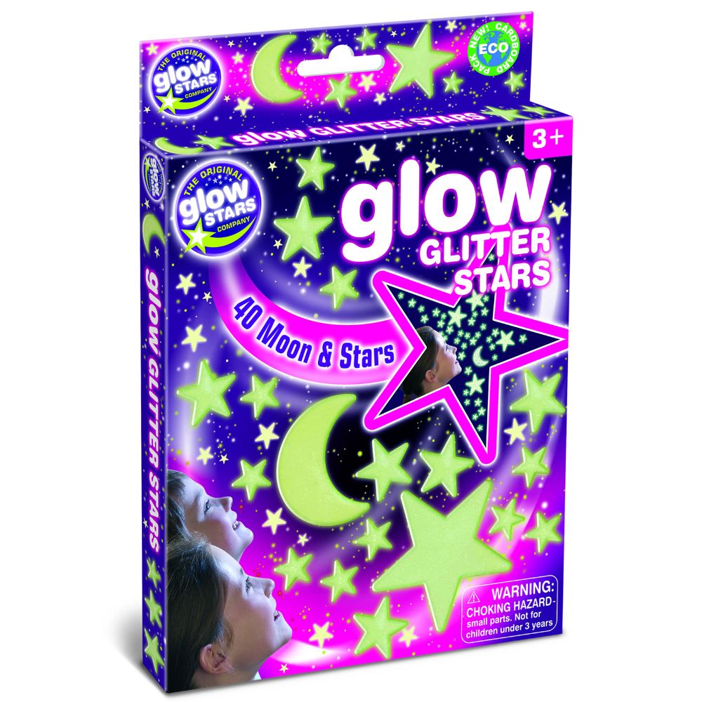 Glow Glitter Stars