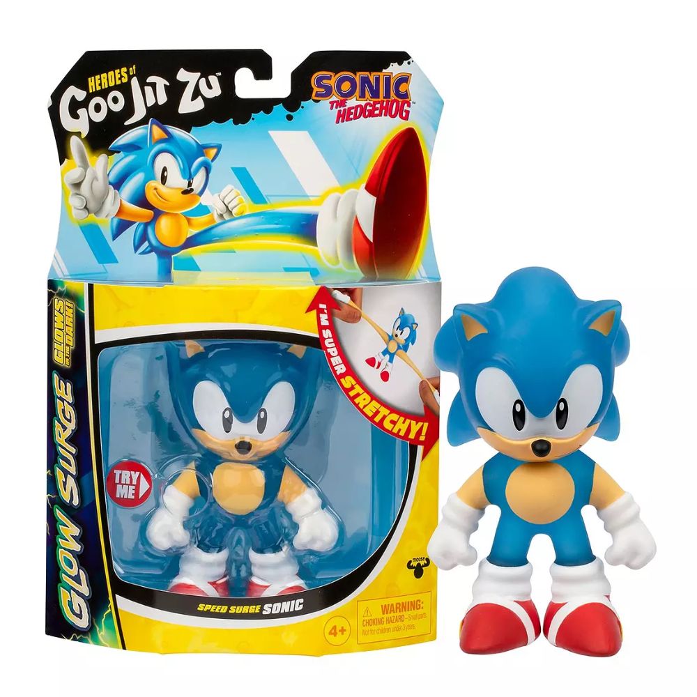 Heroes of Goo Jit Zu Sonic The Hedgehog Glow Surge Hero Pack