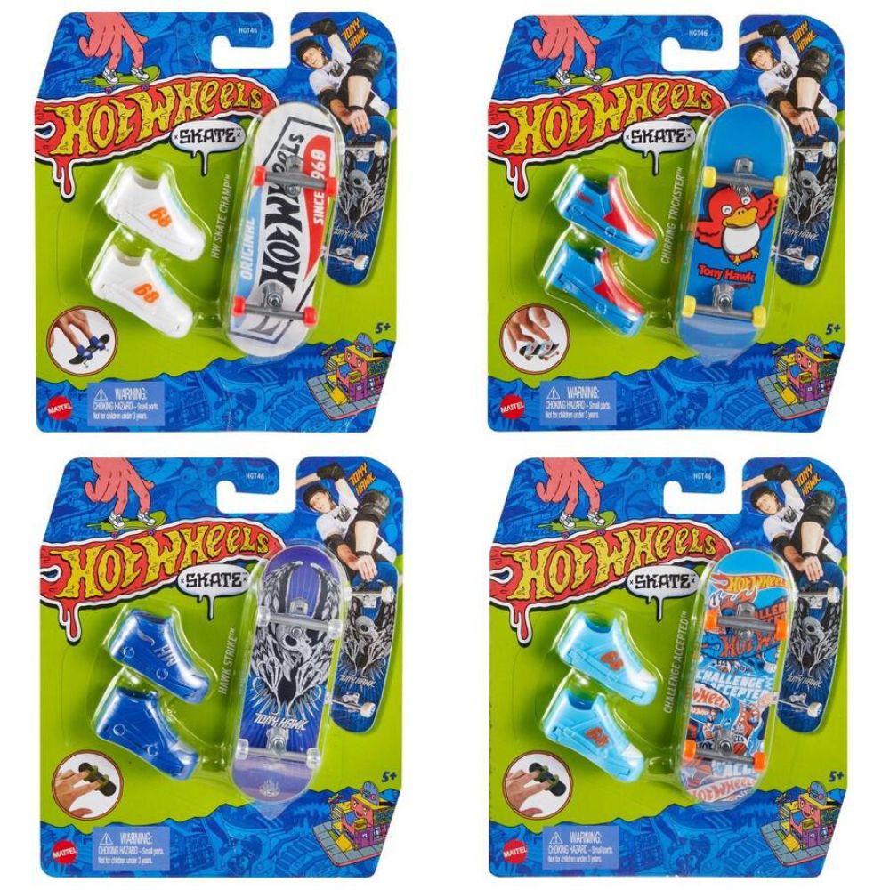 Hot Wheels Skate T-Rex & Roll Mini Skateboard Assorted