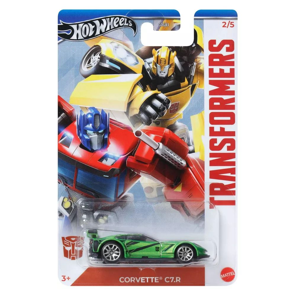 Hot Wheels Transformers Corvette C7.R