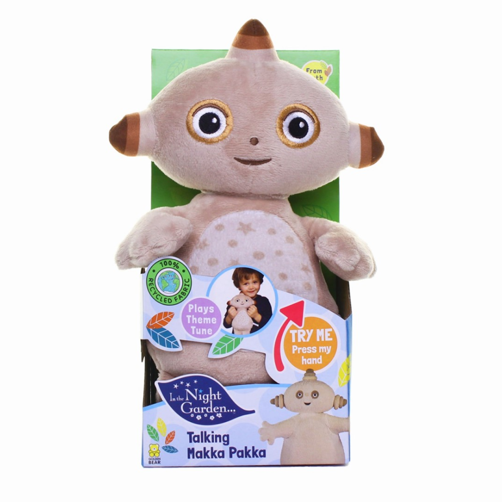 In the Night Garden Makka Pakka Talking Soft Toy Toys4you