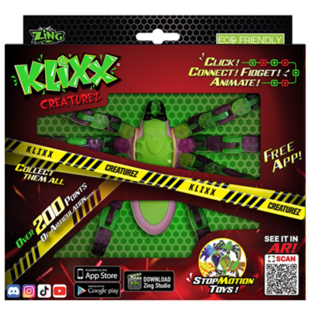 KLiXX Spider assorted six pack green