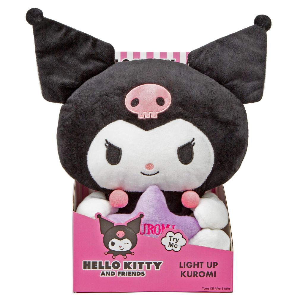 Hello Kitty Kuromi Light Up Soft Toy