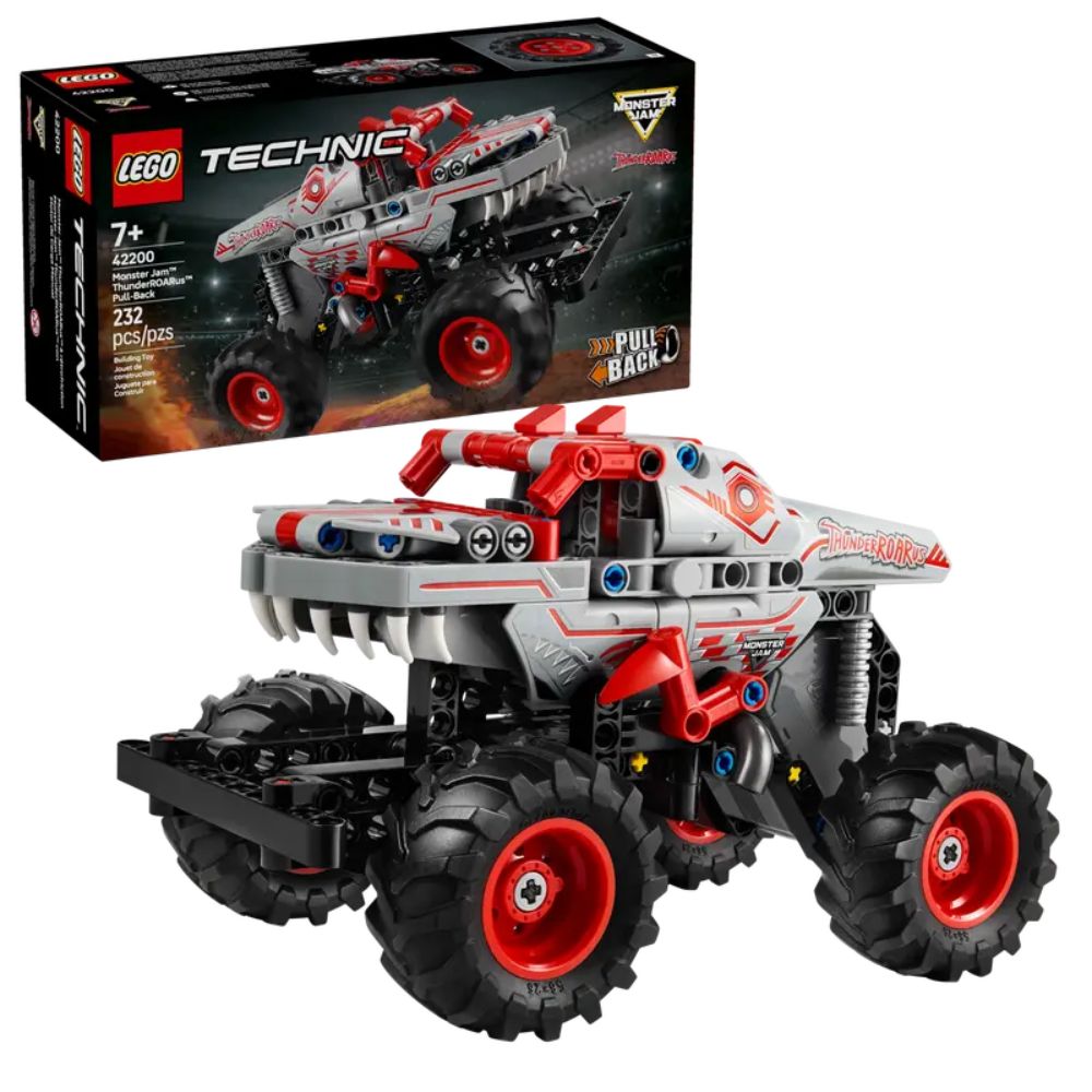 LEGO 42200 Technic Monster Jam ThunderROARus Pull-Back Truck