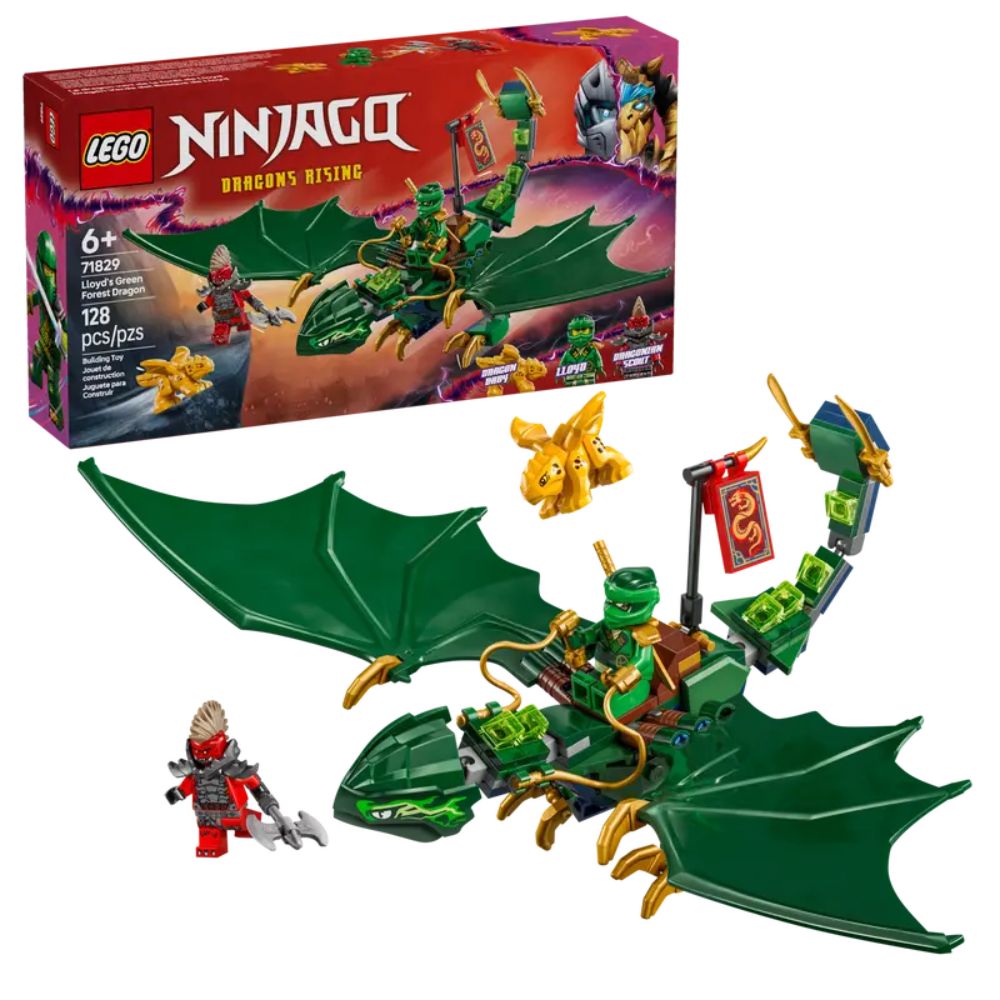 LEGO 71829 Lloyd's Green Forest Dragon