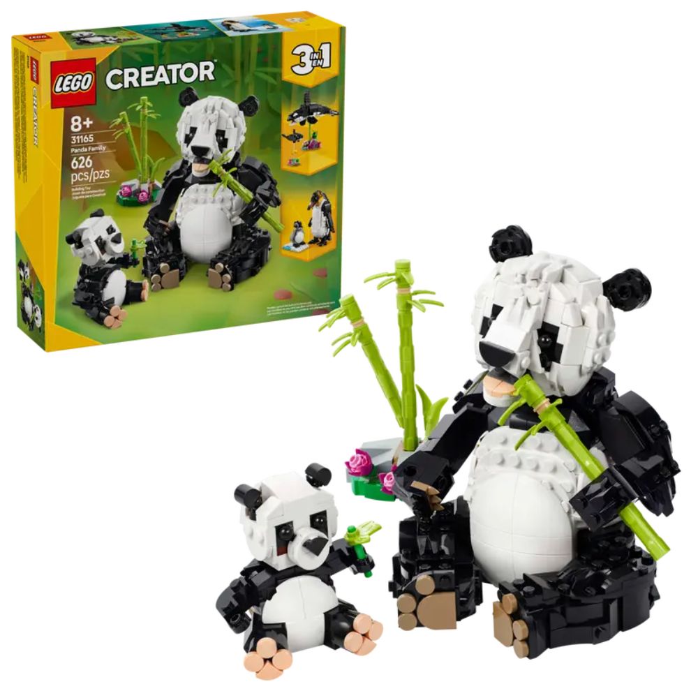 LEGO Creator 31165 3-in-1 Wild Animals: Panda Family Set