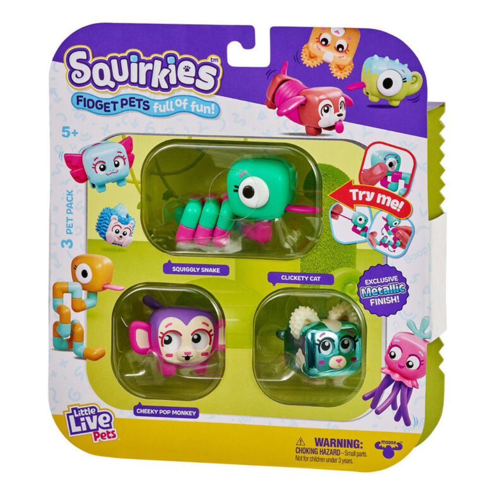 Little Live Pets Squirkies 3 Pack Assortment