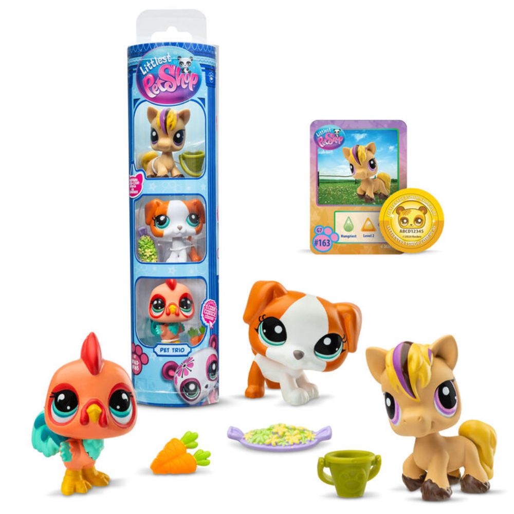 Littlest Pet Shop Series 3 Barnyard Pets Trio Tube