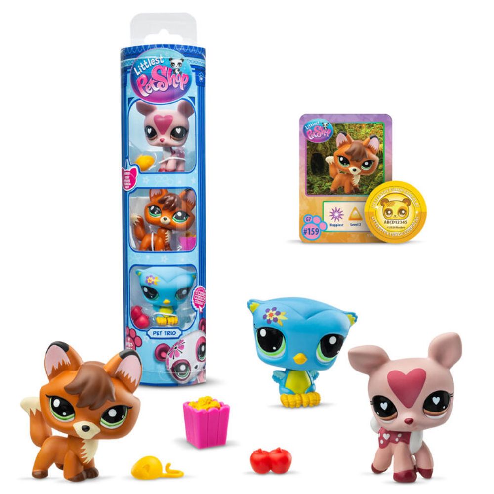 Littlest Pet Shop Series 3 Forest Pets Trio Tube