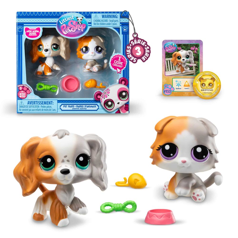 Littlest Pet Shop Series 3 Look-A-Likes Pet Pair