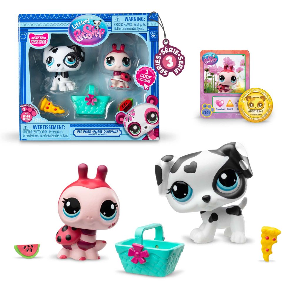 Littlest Pet Shop Series 3 Picnic Spot Pet Pair