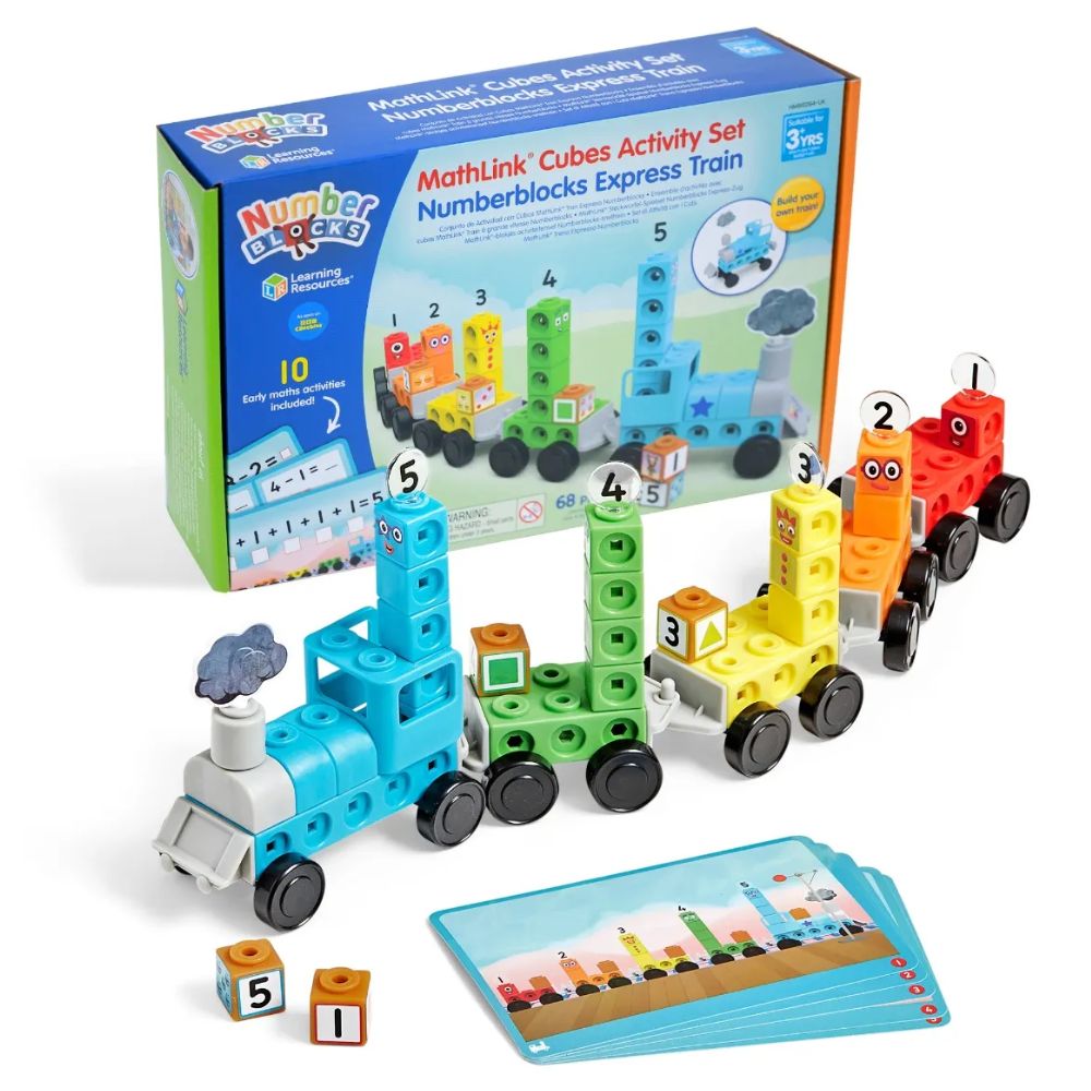 Numberblocks Express Train MathLink® Cubes Activity Set