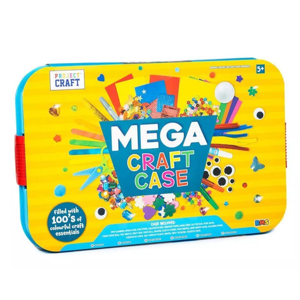 Mega Craft Case Colourful Arts & Crafts Kit