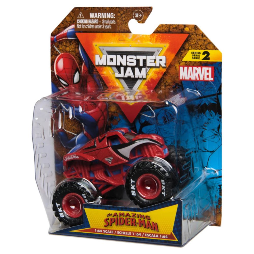 Monster Jam Marvel Die Cast Series 2 The Amazing Spider-Man