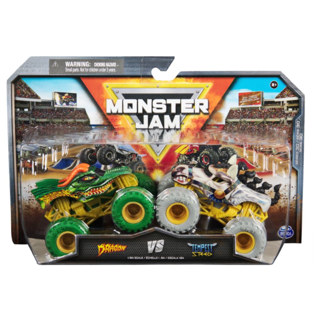 Monster Jam Series 30 Tempest Steed vs Dragon