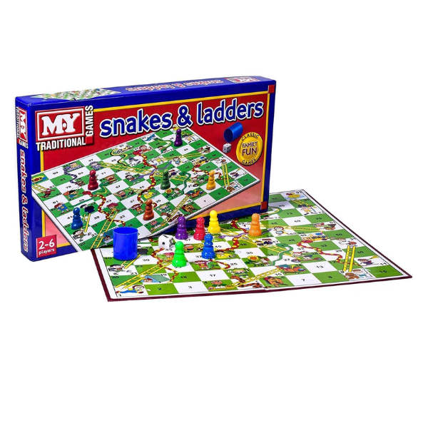My traditional snakes & ladders game
