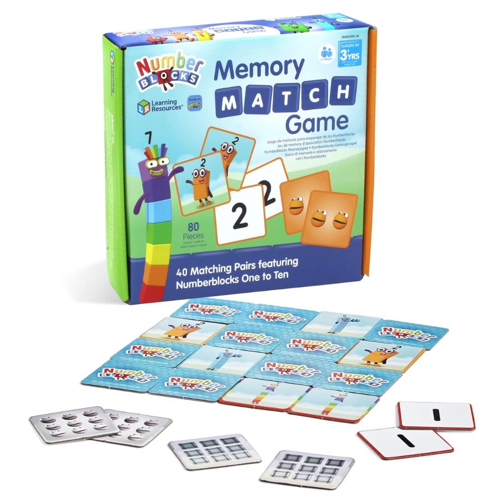 Numberblocks Memory Match Game