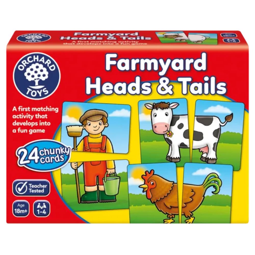 Orchard Toys Farmyard Heads and Tails Game