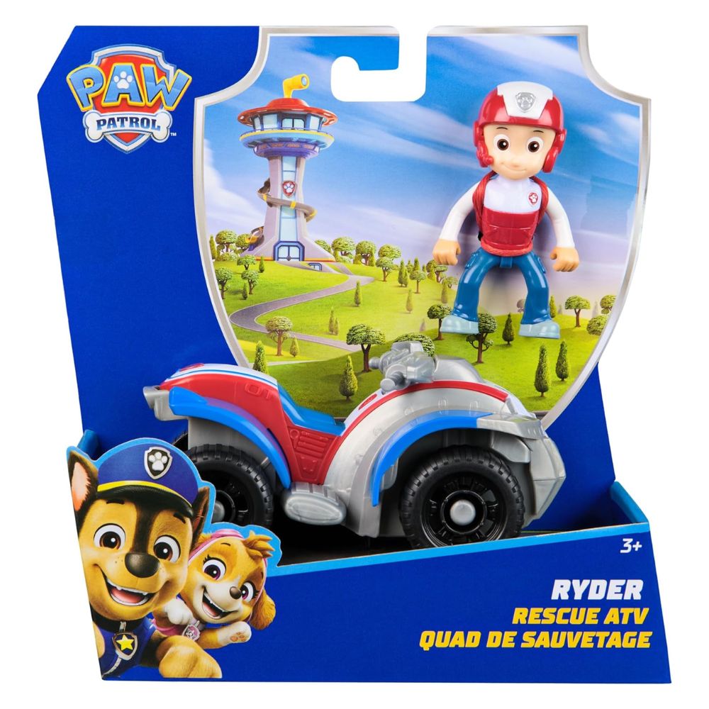 Paw Patrol Ryder’s ATV Toy Vehicle with Collectible Action Figure