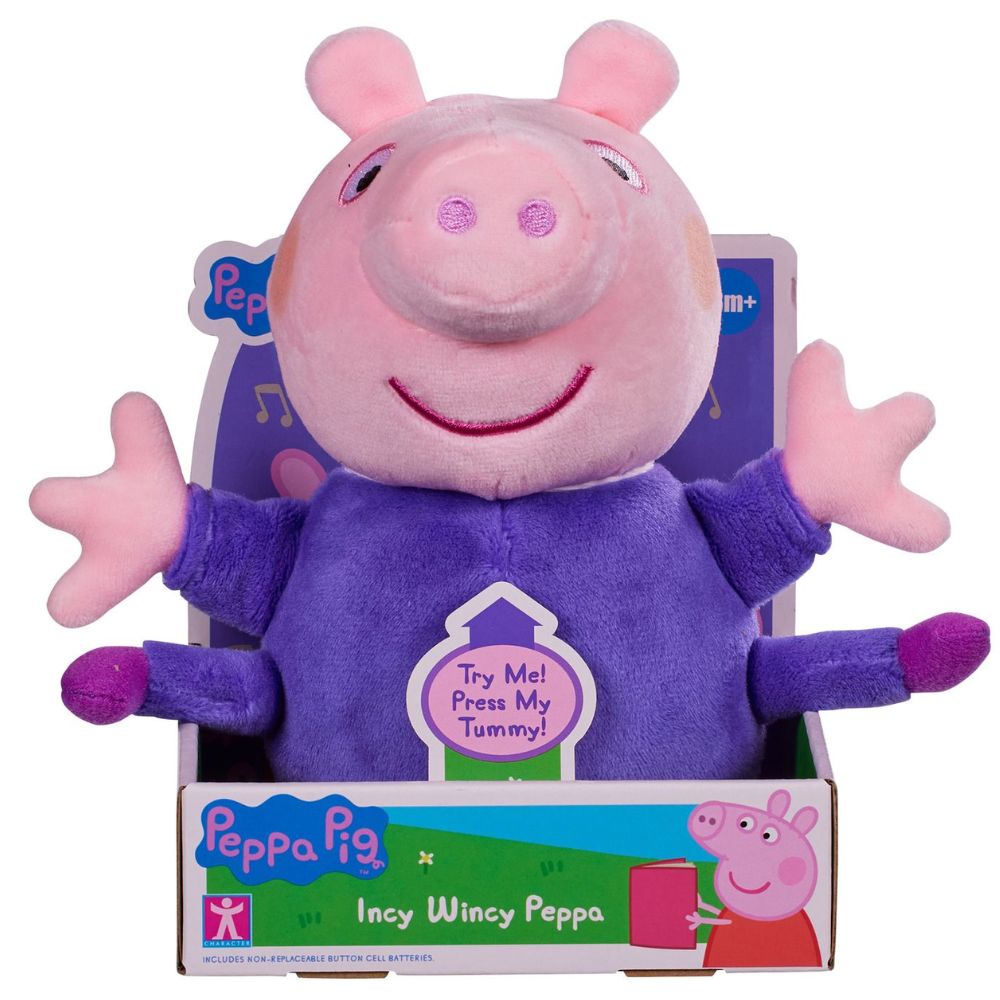 Peppa Pig Nursery Rhymes Incy Wincy Peppa Soft Toy