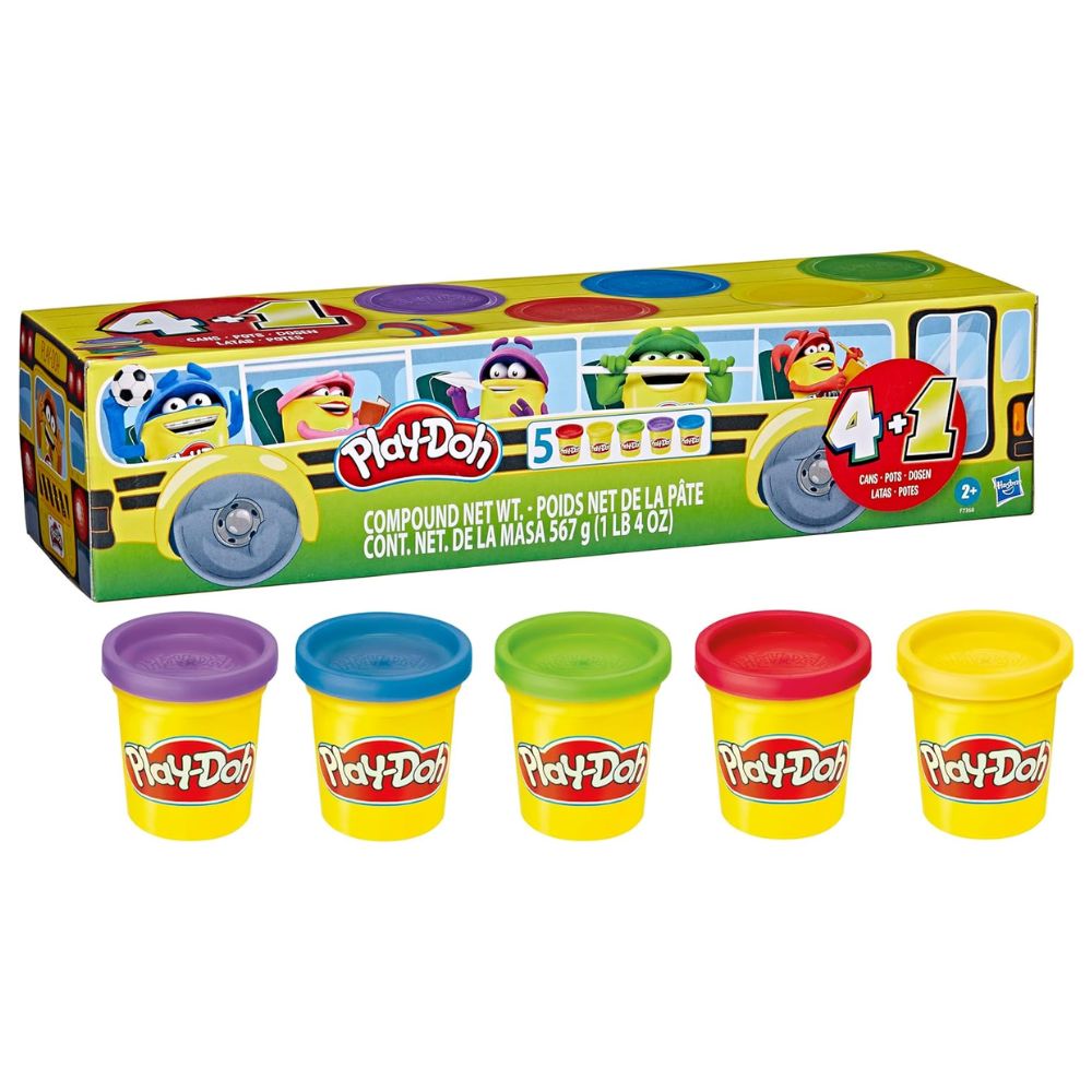 Play-Doh Back to School 5-Pack of Modelling Compound