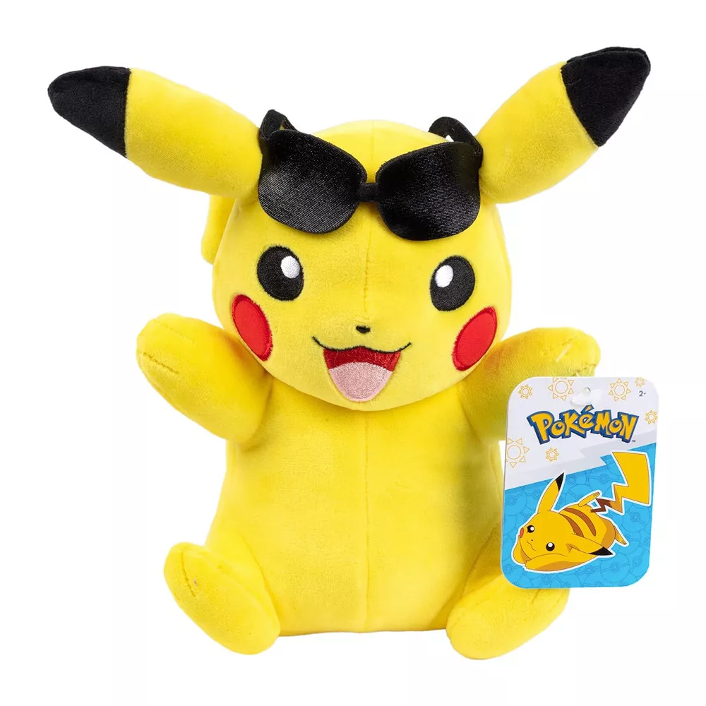 Pokemon 8 Inch Plush Pikachu With Sunglasses