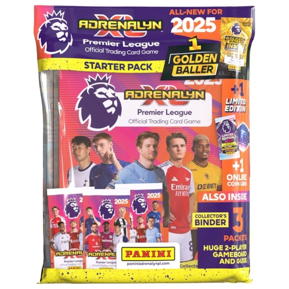 Premier League 2025 Adrenalyn XL Official Trading Cards Starter Pack