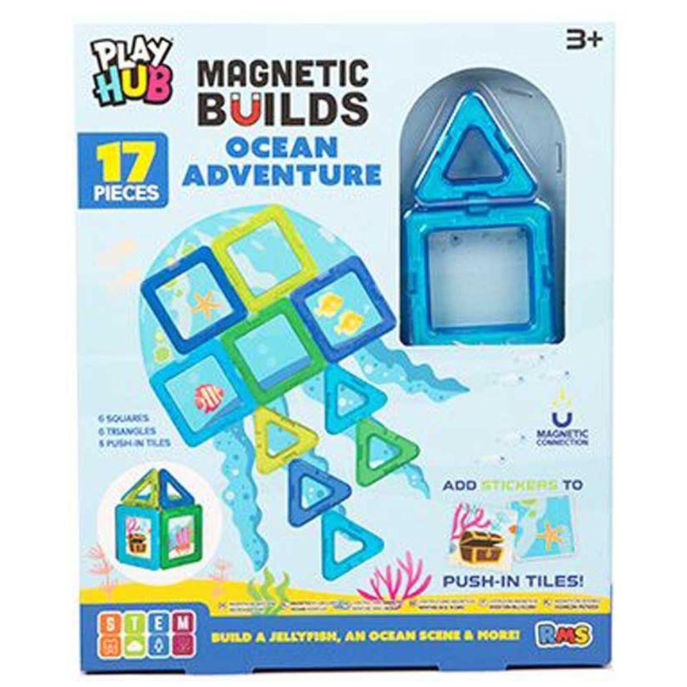 RMS Magtastic 17pc Magnetic Building Blocks