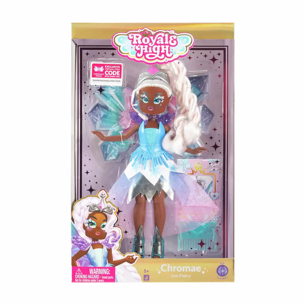 Royale High Chromae The Ice Fairy - Journal, Comb, and Virtual Item Code Included