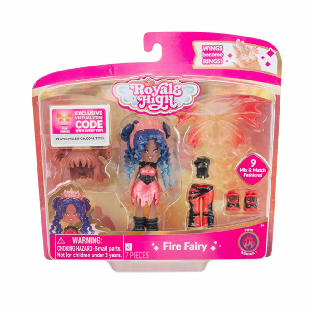 Royale High Fire Fairy 3-Inch Doll