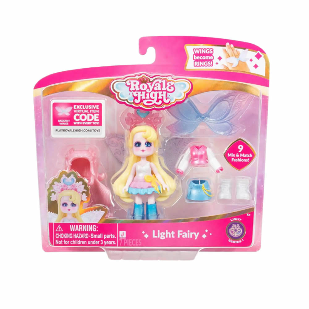 Royale High Light Fairy 3-Inch Doll with code