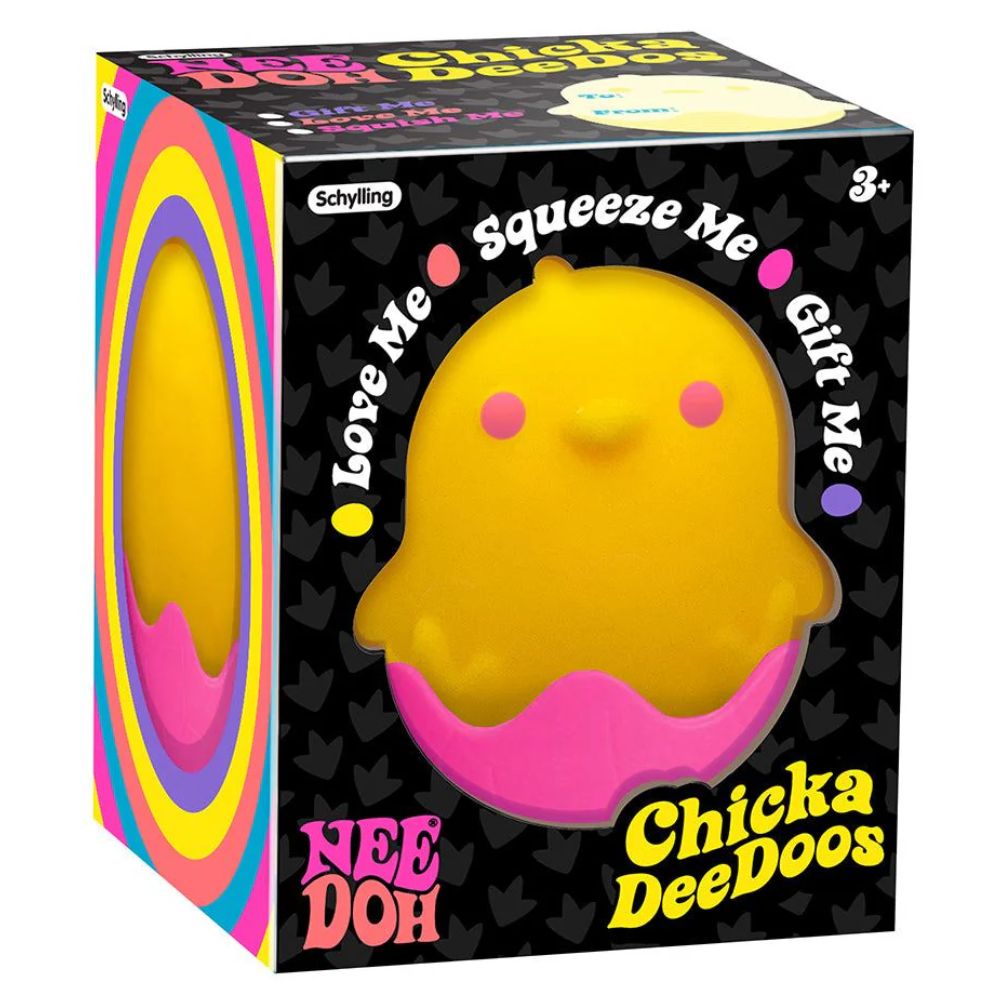 NeeDoh Chicka DeeDoos Easter Chick & Egg Fidget Toy