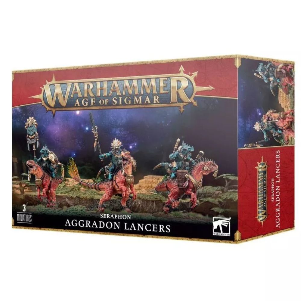 Warhammer Age of Sigmar Seraphon Aggradon Lancers