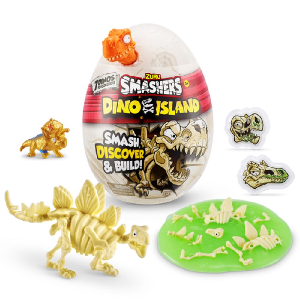 Smashers Dino Island Nano Egg by ZURU (Styles Vary)