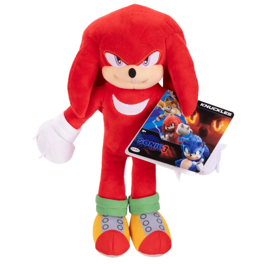 Sonic The Hedgehog 3 Movie 9" Plush - Knuckles