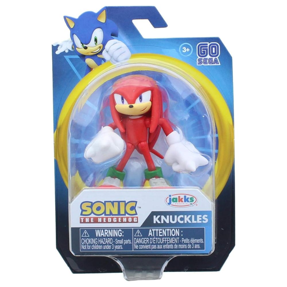 Sonic The Hedgehog Action Figure 2.5 Inch Knuckles Collectible Toy