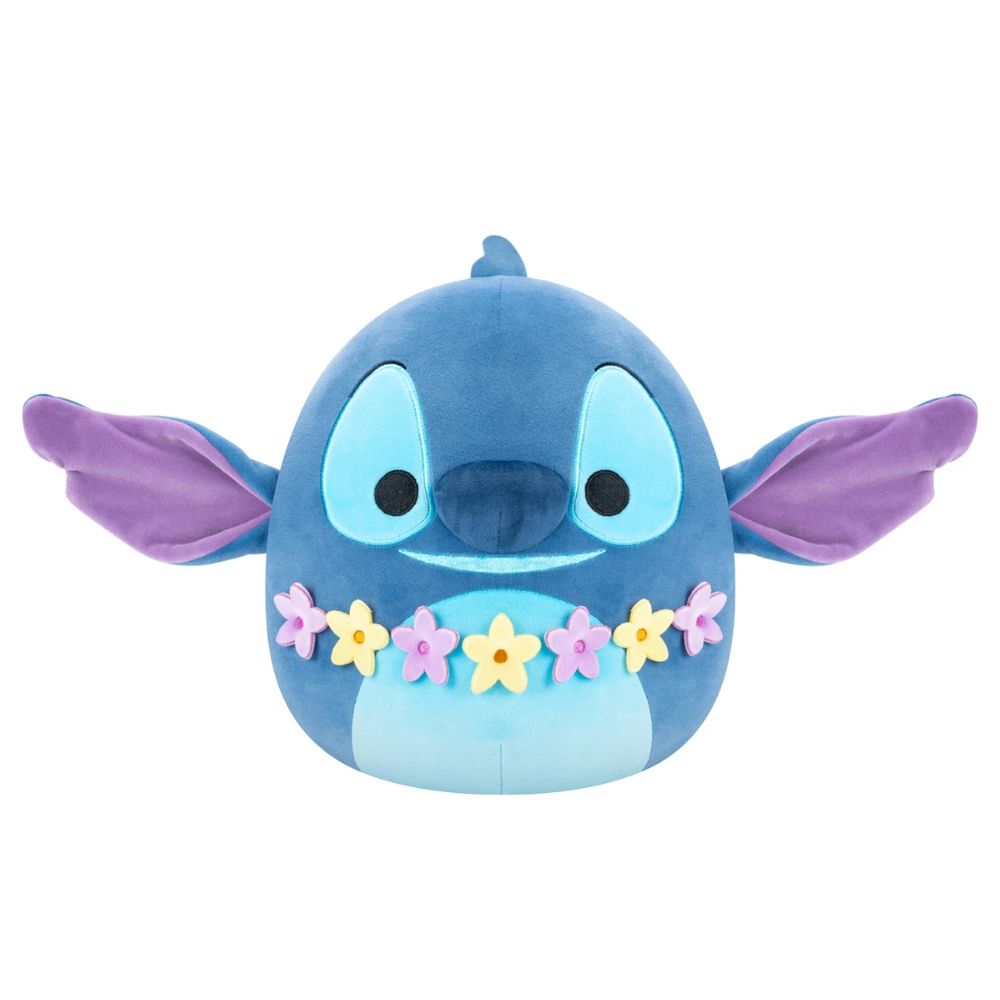 Squishmallows Stitch Wearing Lei Lilo & Stitch Plush