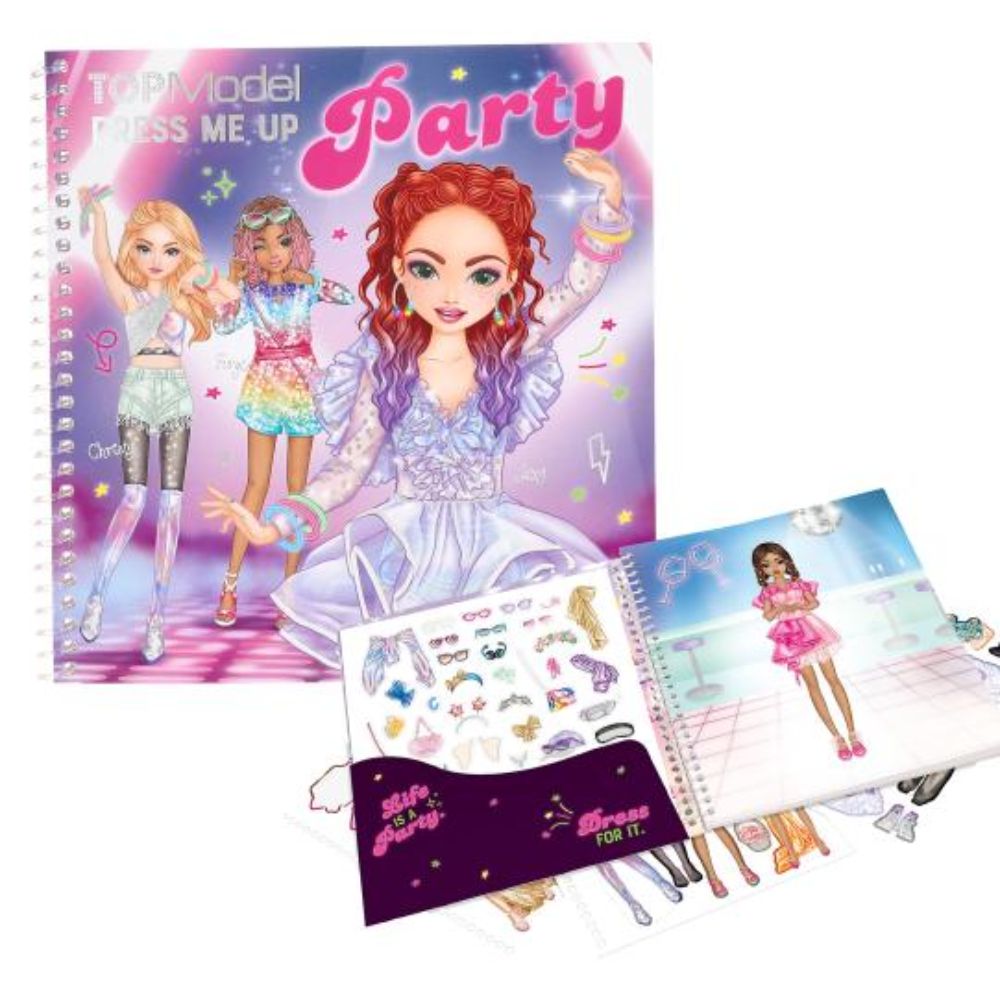 TOPModel Dress Me Up album stickers Party