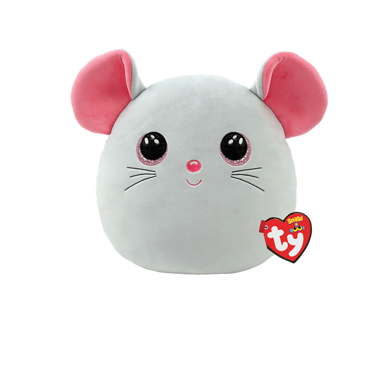 Ty Catnip Mouse Squish-A-Boo 10 Inch