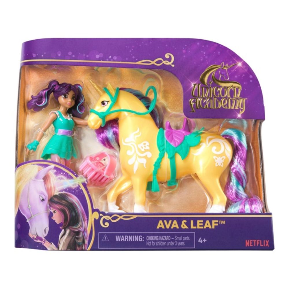 Unicorn Academy Ava & Leaf Set